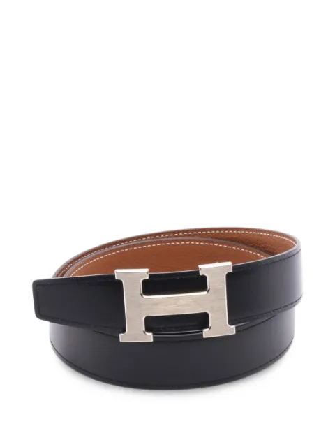Hermès Pre-Owned Constance H-buckle reversible belt