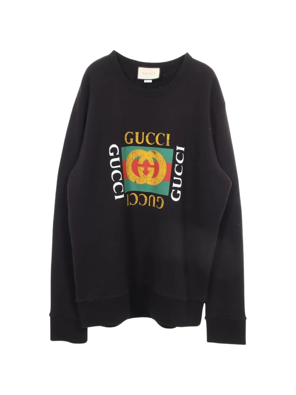 Gucci Pre-Owned sweat à logo imprimé (2010) - Noir