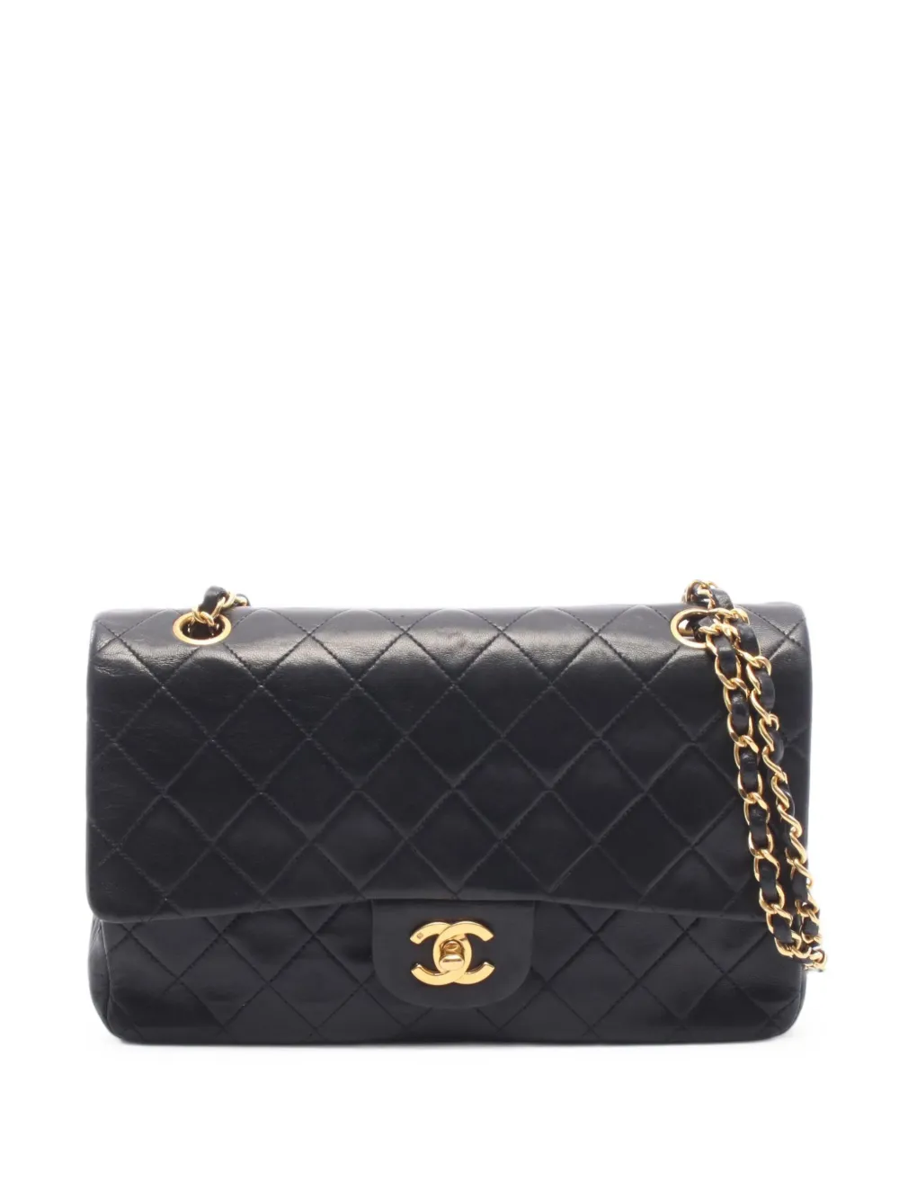 CHANEL Pre-Owned 1991-1994 matelassé double flap shoulder bag - Nero