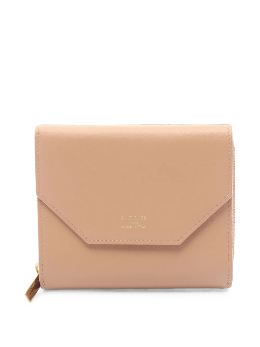 Balenciaga Pre-Owned 2010s trifold leather wallet - Nude