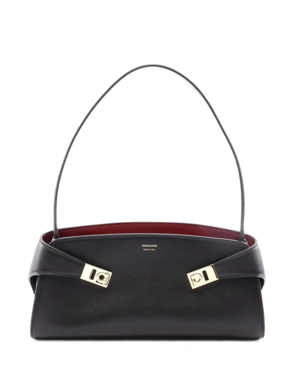 Ferragamo Pre-Owned Hug East-West shoulder bag - Nero
