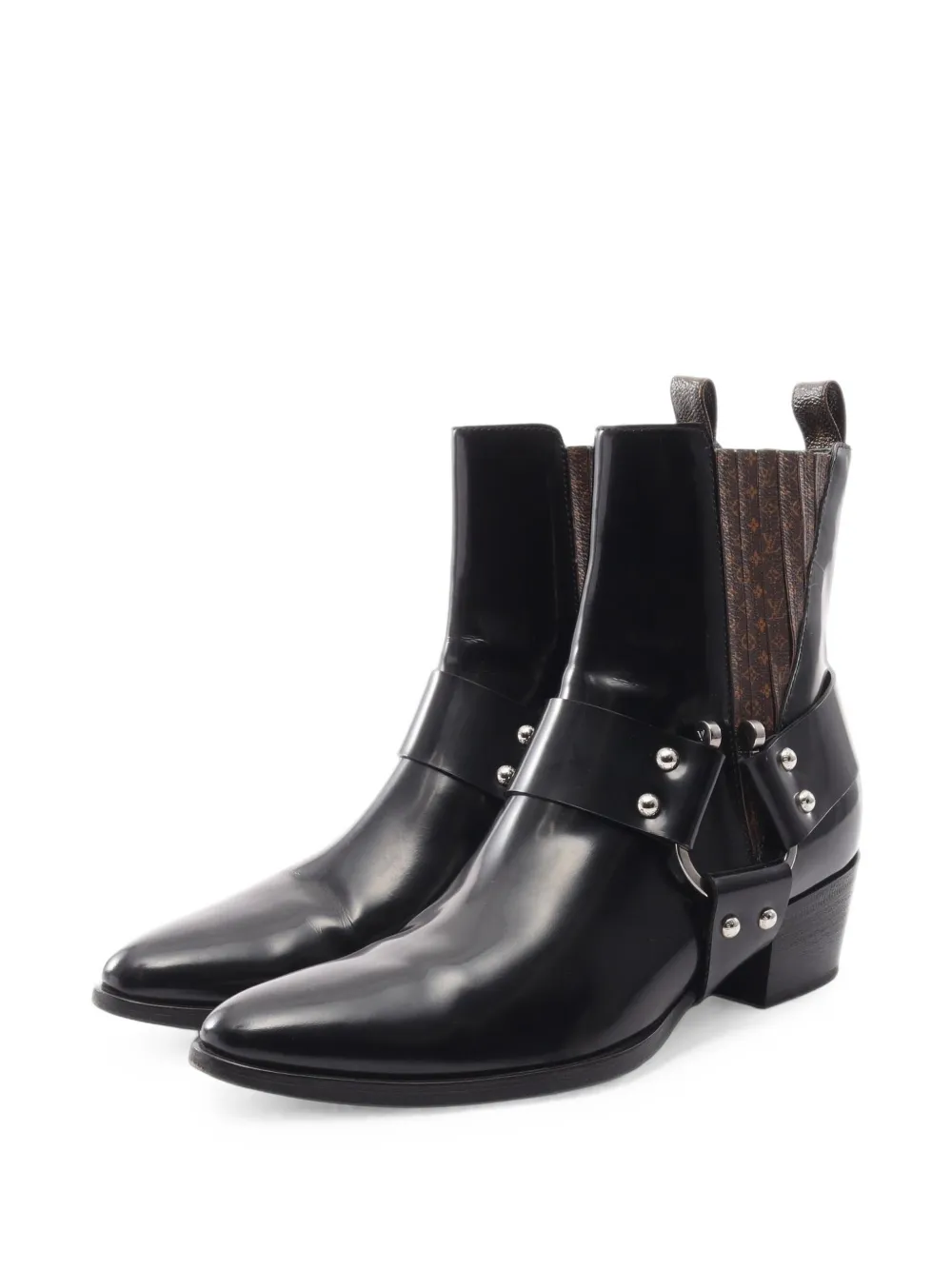 Louis Vuitton Pre-Owned 2019 Rhapsody Line ankle boots - Noir Louis Vuitton Pre-Owned 2019 Rhapsody Line ankle boots - Noir