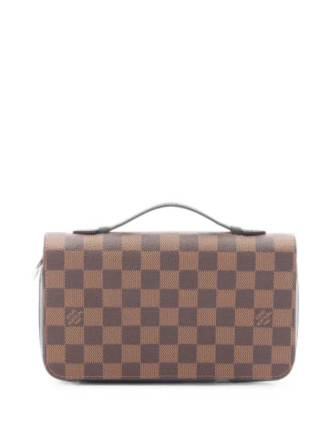 Louis Vuitton Pre-Owned 2016 Damier Ebene Zippy XL wallet