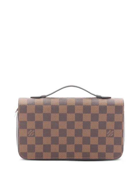 Louis Vuitton Pre-Owned 2016 Damier Ebene Zippy XL wallet