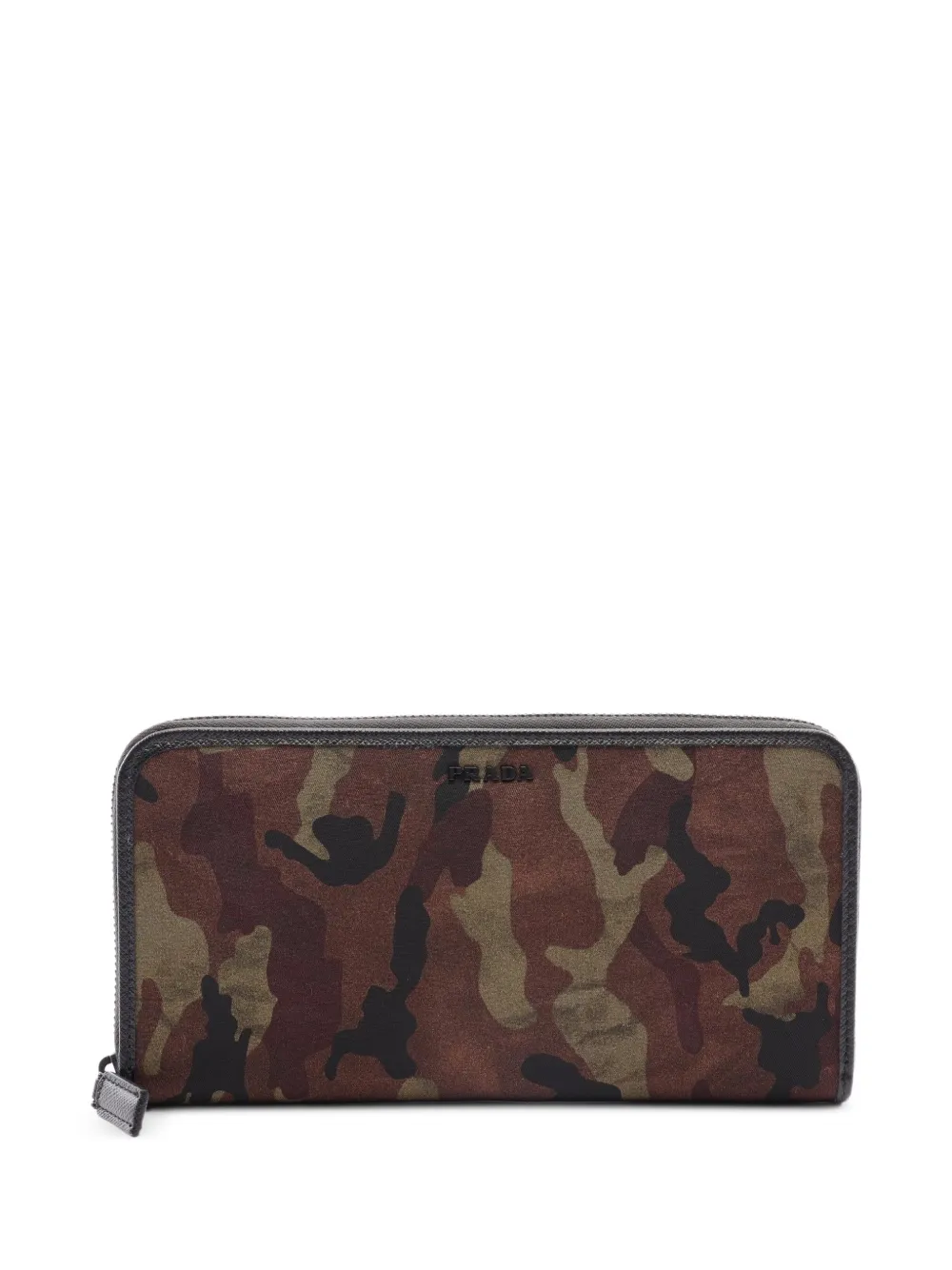 Prada Pre-Owned 2010s Tessuto St.Camo camouflage wallet - Marrone