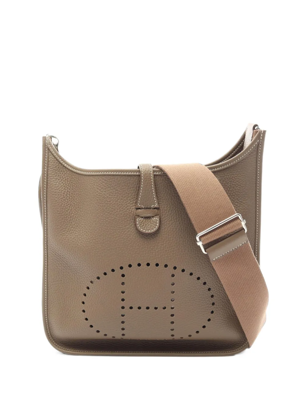 Hermès Pre-Owned 2023 PM Evelyne III Troyes shoulder bag - Nude