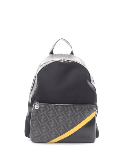 Fendi Pre-Owned 2000 Diagonal Zucca backpack