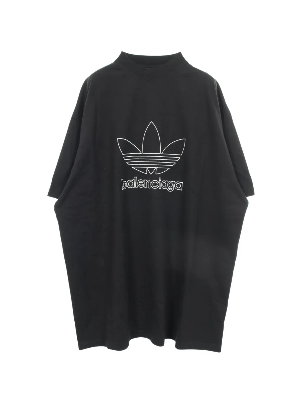Balenciaga Pre-Owned x Adidas logo-embroidered oversized T-shirt - Schwarz