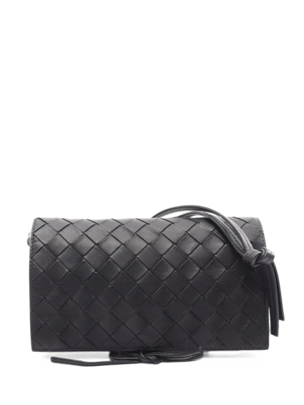 Bottega Veneta Pre-Owned sacoche Intrecciato (années 2010) - Noir Bottega Veneta Pre-Owned sacoche Intrecciato (années 2010) - Noir