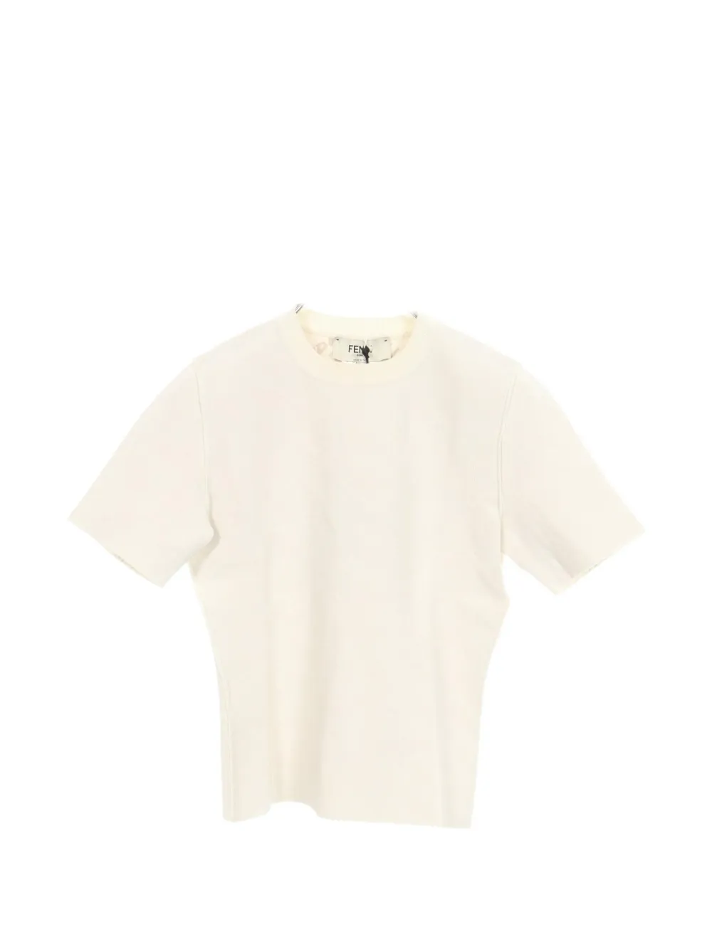 Fendi Pre-Owned t-shirt réversible à motif monogrammé (années 2010) - Tons neutres