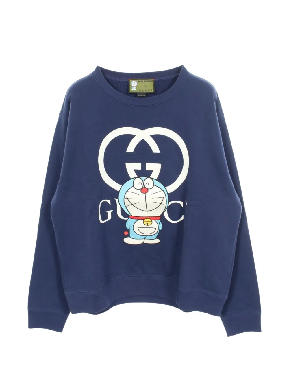 Gucci Pre-Owned sweat Doraemon à logo Interlocking G (années 2010) - Bleu
