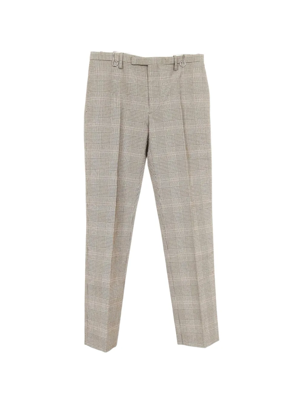Louis Vuitton Pre-Owned pantalon à motif pied-de-poule (2010) - Tons neutres Louis Vuitton Pre-Owned pantalon à motif pied-de-poule (2010) - Tons neutres