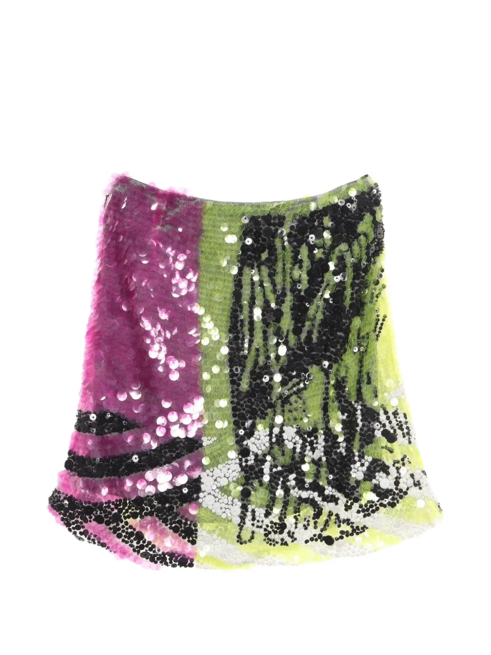 Christian Dior Pre-Owned minijupe à sequins (2010) - Vert