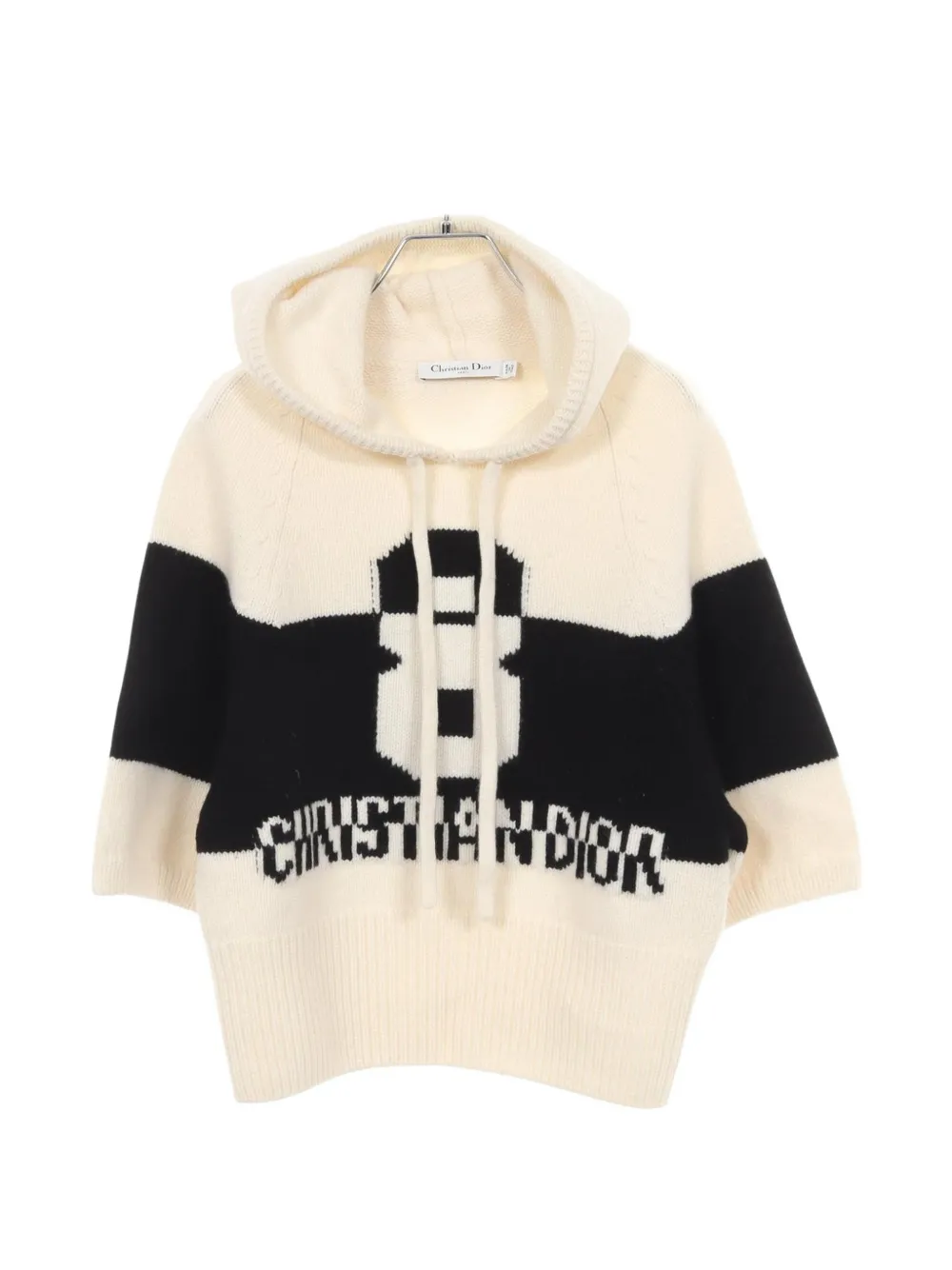 Christian Dior Pre-Owned 2000s knit hoodie - Nude