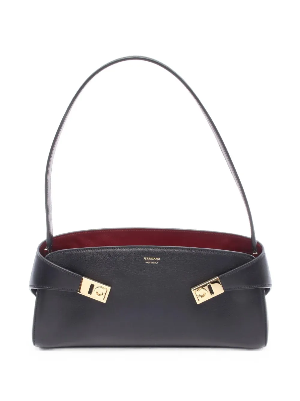 Ferragamo Pre-Owned Hug East-West shoulder bag - Nero