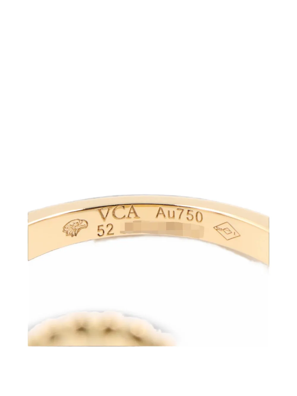 Van Cleef & Arpels Pre-owned 2010s Vintage Alhambra Carnelian Ring in Gold, view 4