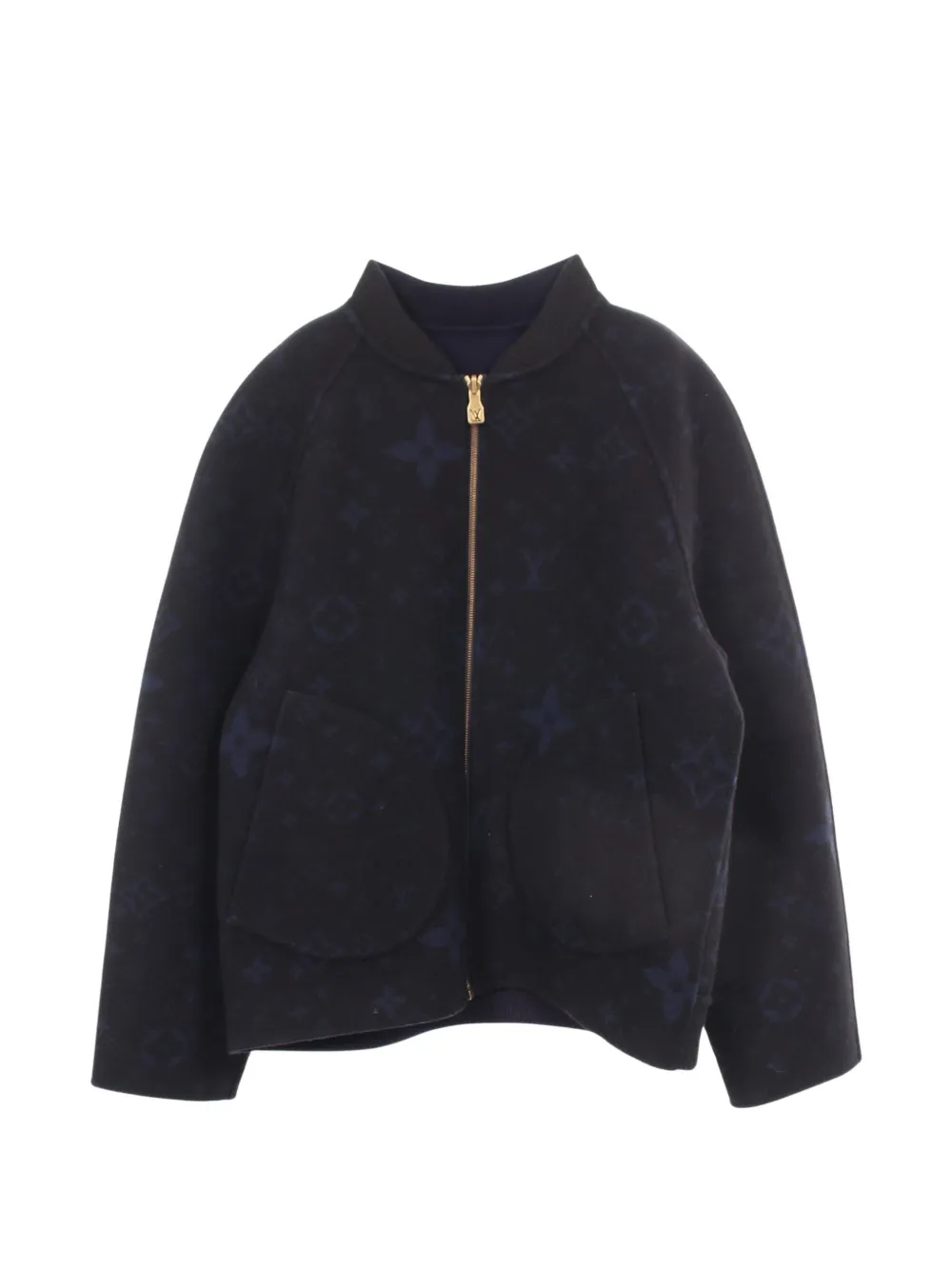 Louis Vuitton Pre-Owned veste monogrammée à design réversible (années 2010) - Bleu Louis Vuitton Pre-Owned veste monogrammée à design réversible (années 2010) - Bleu