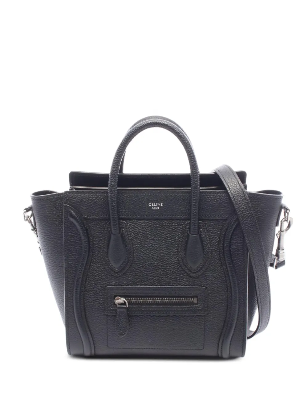 Celine Pre-Owned 2010s nano Luggage handbag in Black