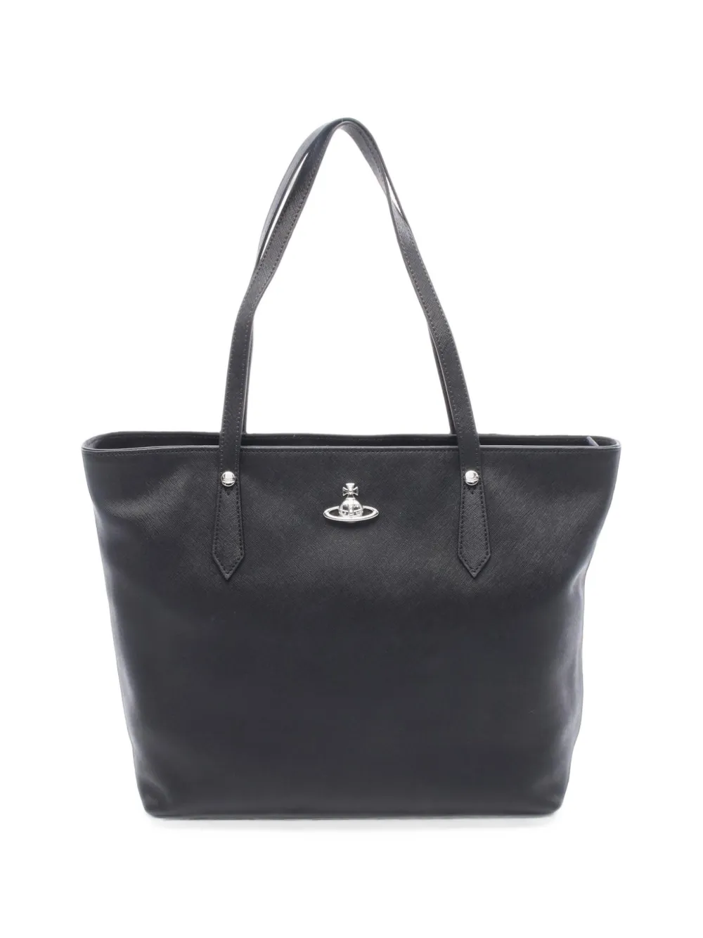Vivienne Westwood Pre-Owned Orb leather tote bag - Schwarz