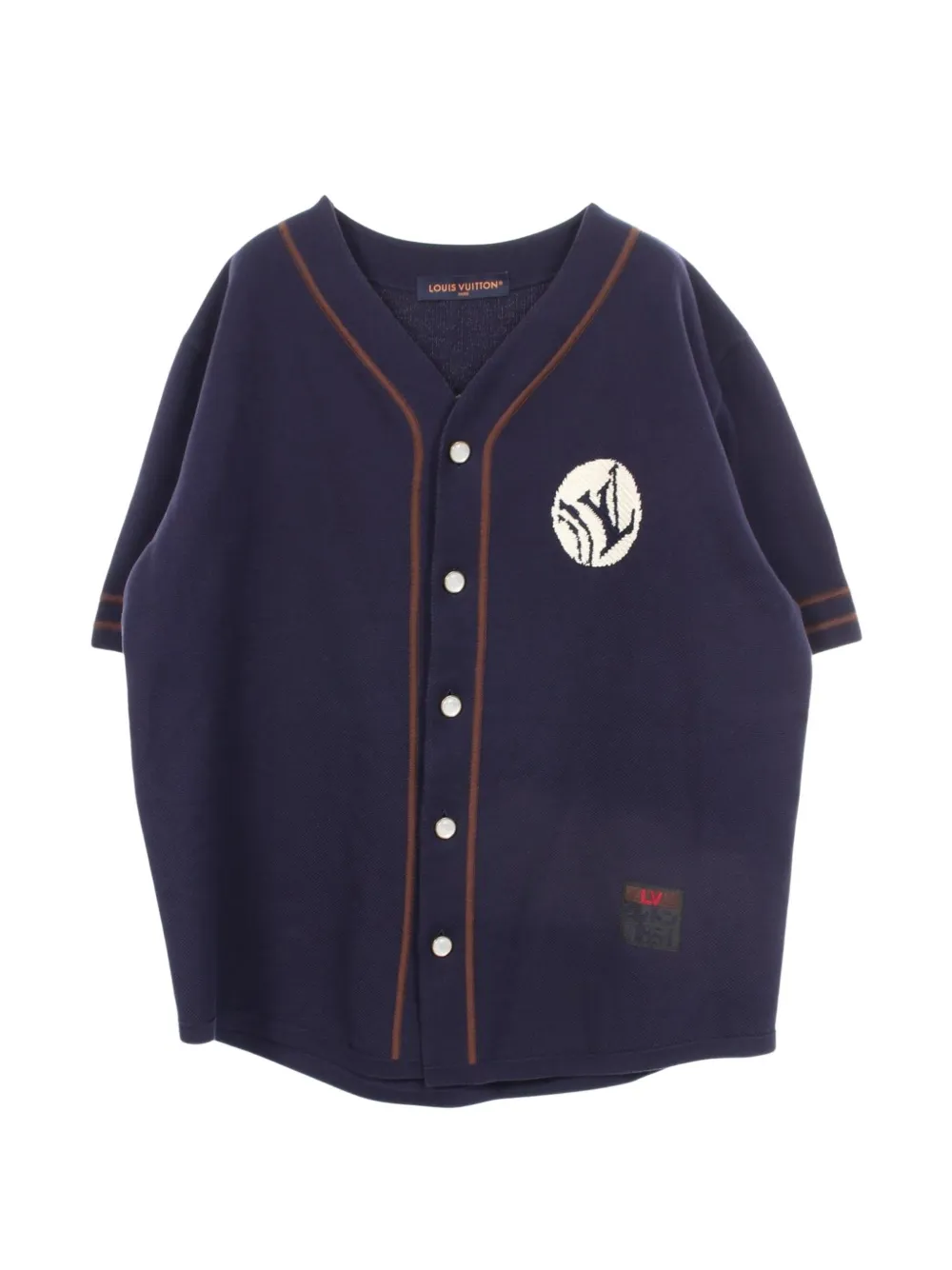 Louis Vuitton Pre-Owned 2010s baseball cardigan - Blu