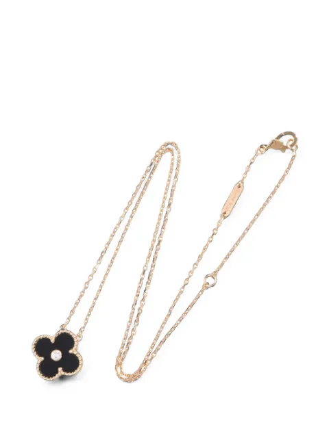 Van Cleef & Arpels Pre-Owned 2010s Vintage Alhambra diamond necklace