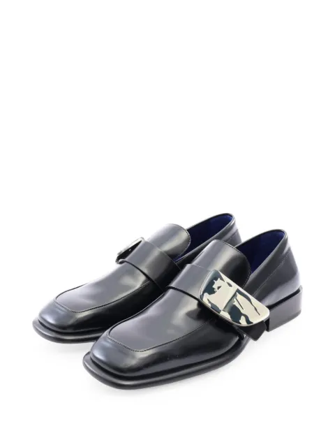 Burberry Pre-Owned 2010s Shield leather loafers