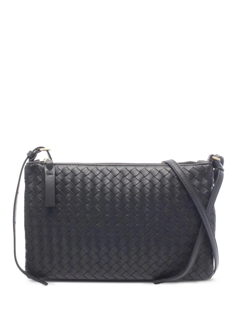 Bottega Veneta Pre-Owned 2020s medium Intrecciato Piccolo shoulder bag - Schwarz