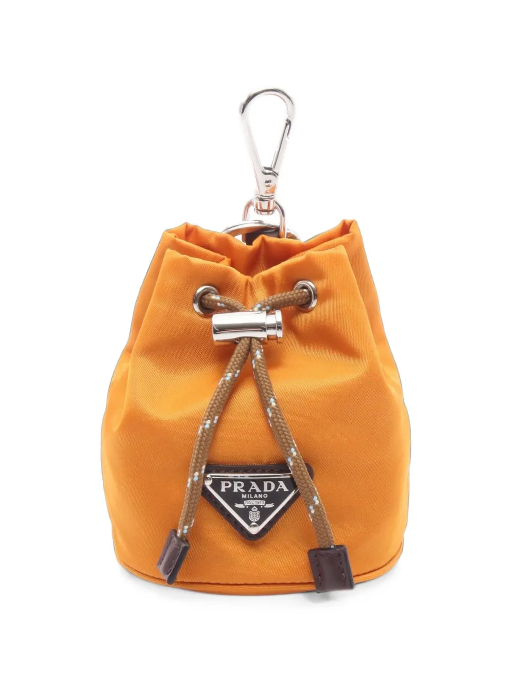 Prada Pre-Owned 2010s Re-Nylon bag charm - Orange