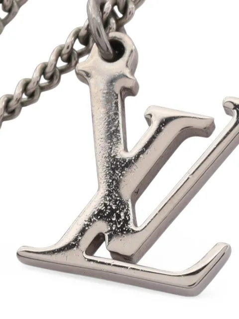 Louis Vuitton Pre-Owned Collier Charms Monogram Eclipse necklace