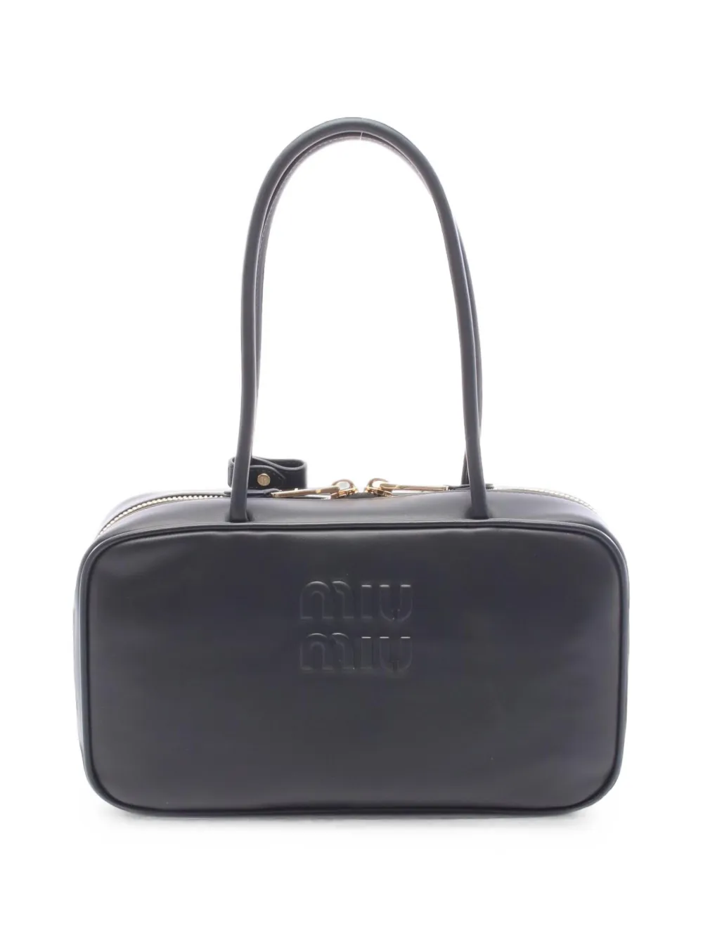 Miu Miu Pre-Owned 2020s logo shoulder bag - Nero
