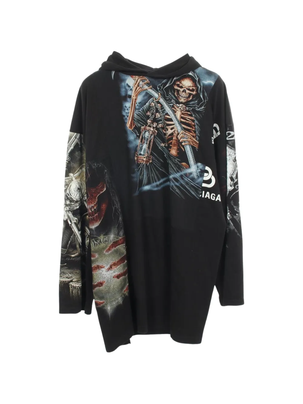 Balenciaga Pre-Owned 2010s Reconstructed hoodie - Schwarz