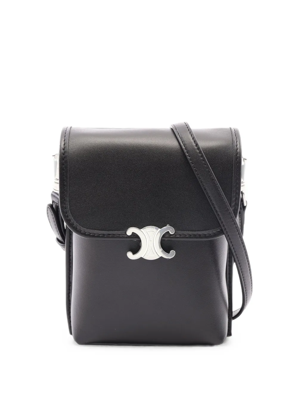 Celine Pre-Owned 2020 Triomphe clutch bag - Nero