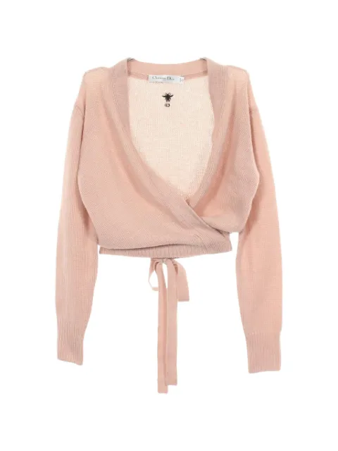 Christian Dior Pre-Owned Cardigan con ricamo anni 2010