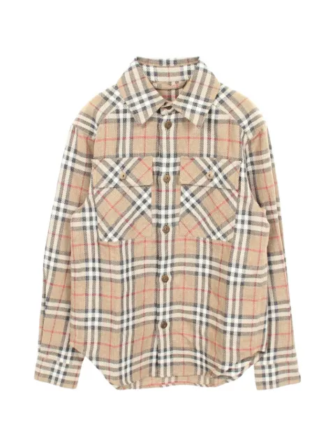 Burberry Pre-Owned قميص كاروهات 'نوفا' من عقد 2010