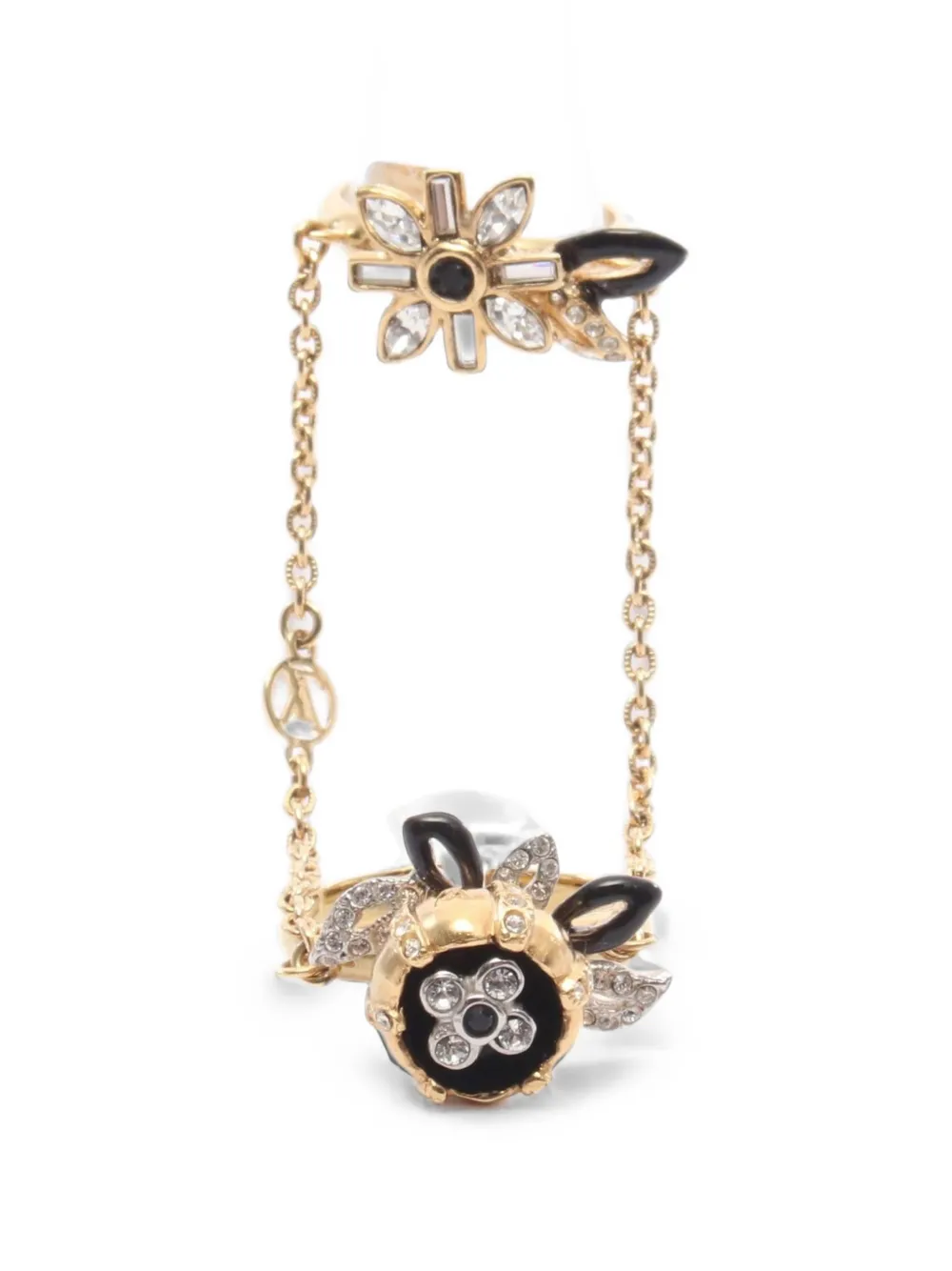 Louis Vuitton Pre-Owned 2018 Windsor Fleur rings - Gold