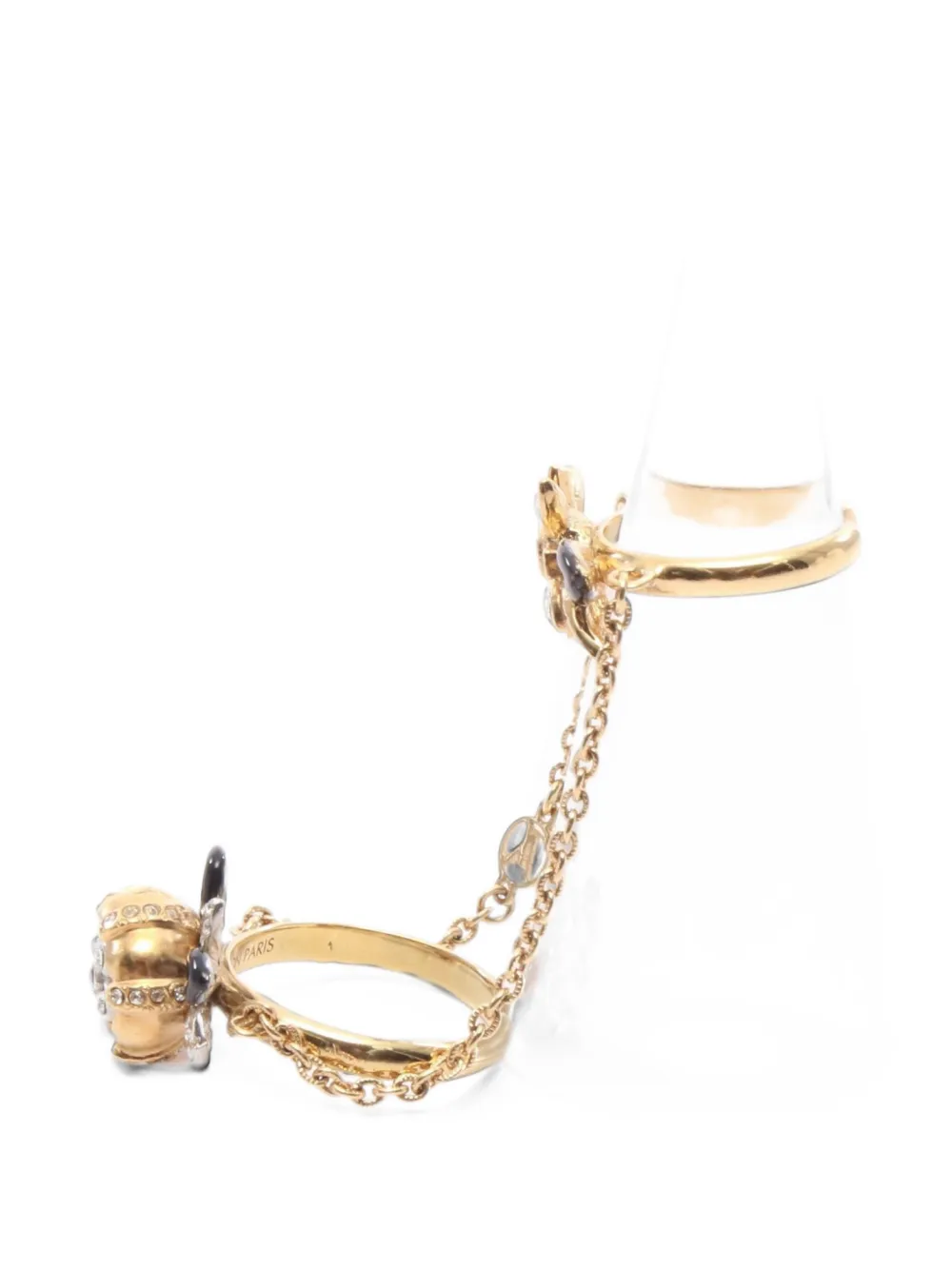 Louis Vuitton Pre-Owned 2018 Windsor Fleur rings - Oro