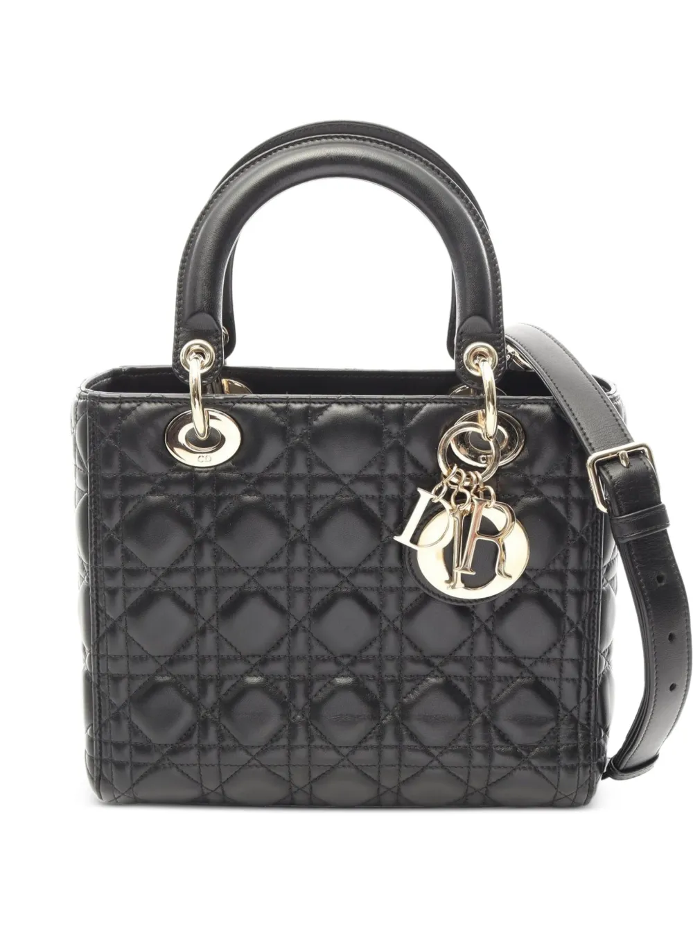 Christian Dior Pre-Owned 2010s Lady Dior Canage handbag - Schwarz