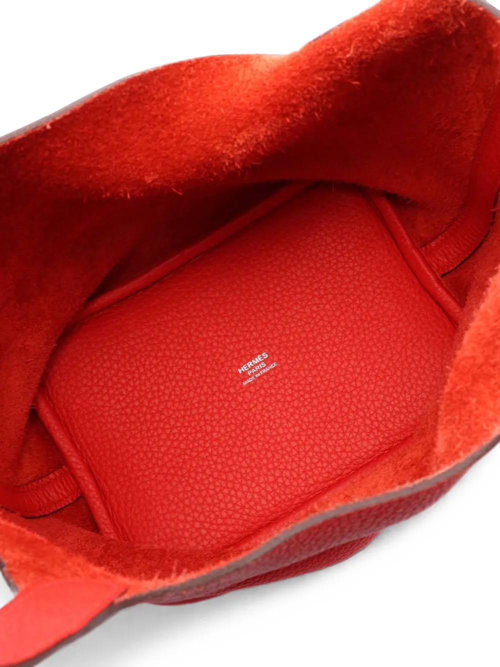 Hermès Pre-Owned 2019 PM Picotan Lock bucket-tas Rood