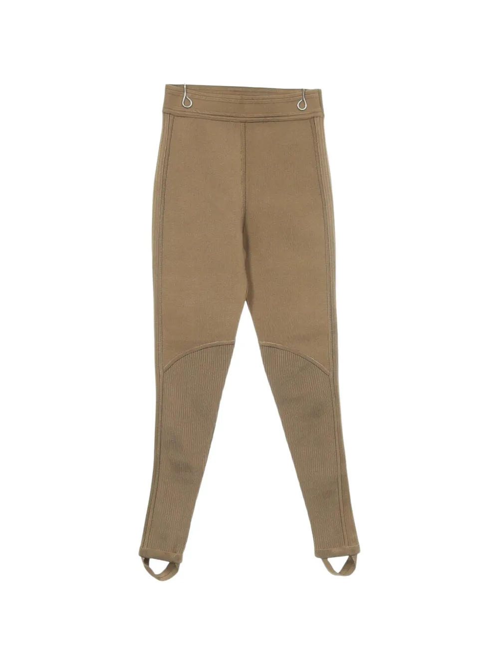 Hermès Pre-Owned 2010s rib-knit leggings - Grün