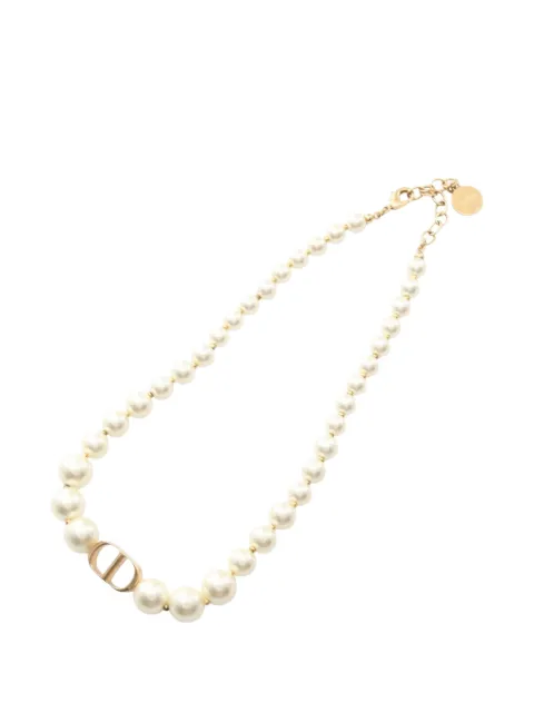 Christian Dior Pre-Owned 2010s 30 Montaigne faux-pearl necklace