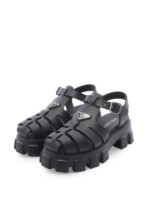 Prada Pre-Owned 2010s Monolith sandals
