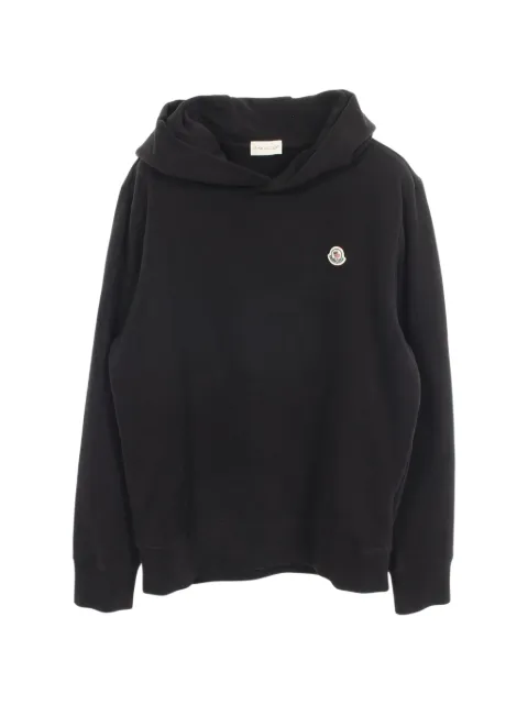 Moncler hoodie con parche del logo 2010