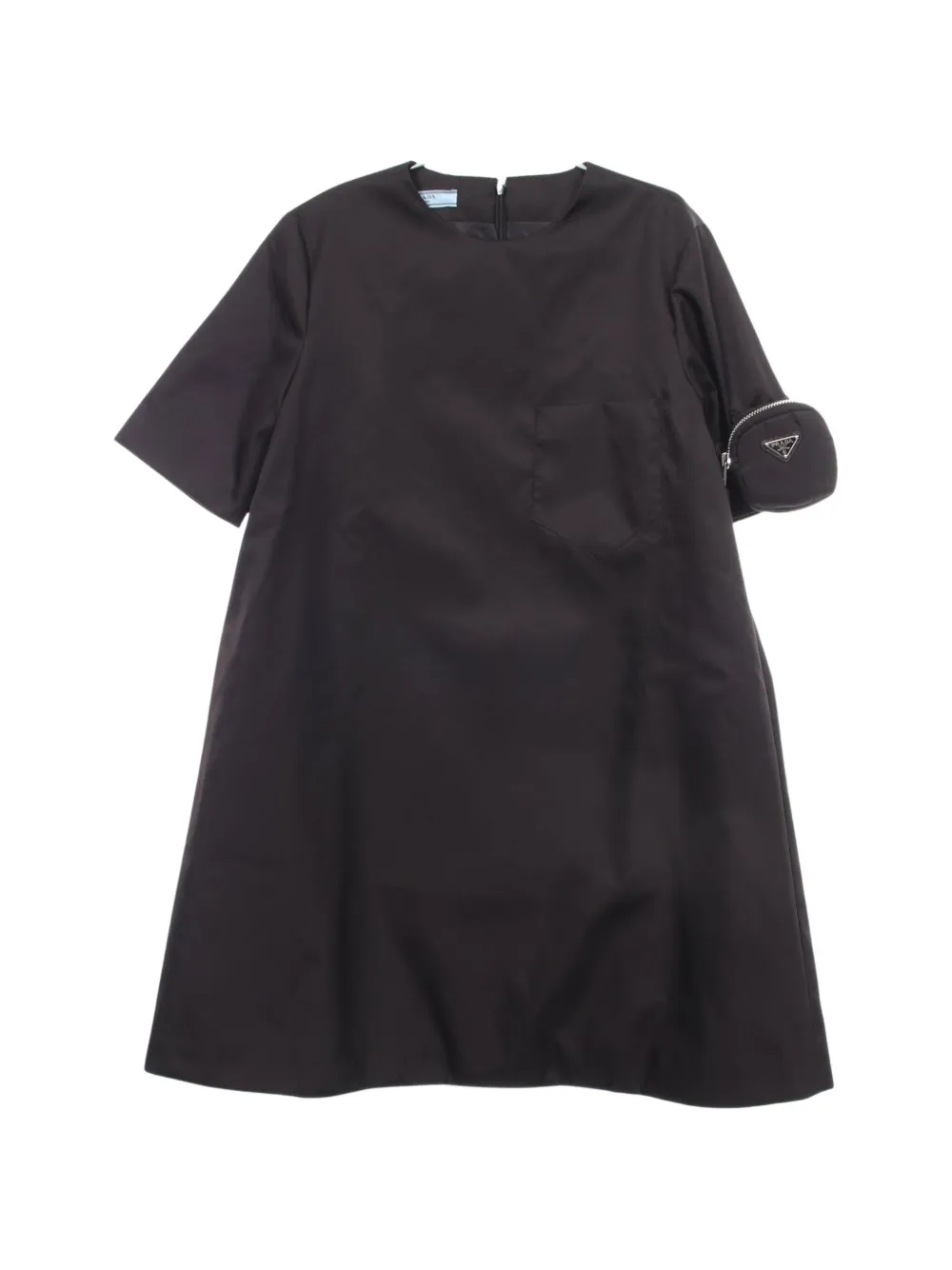 Prada Pre-Owned 2010s Re-Nylon mini dress - Black