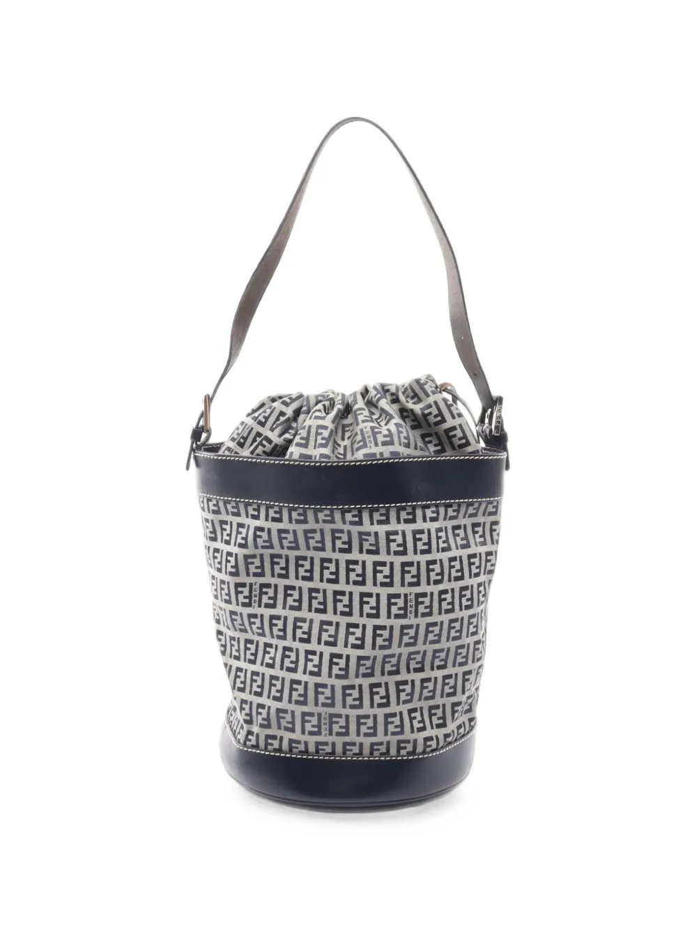 Fendi Pre-Owned 2000s Zucchino bucket bag - Blu