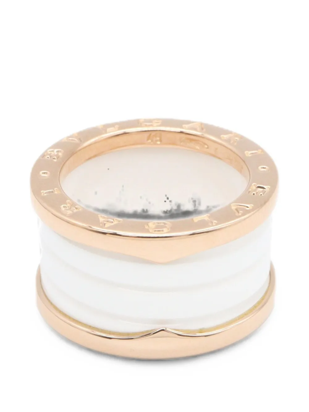 Bvlgari Pre-Owned 2010s B-zero1 B ring - Rosa