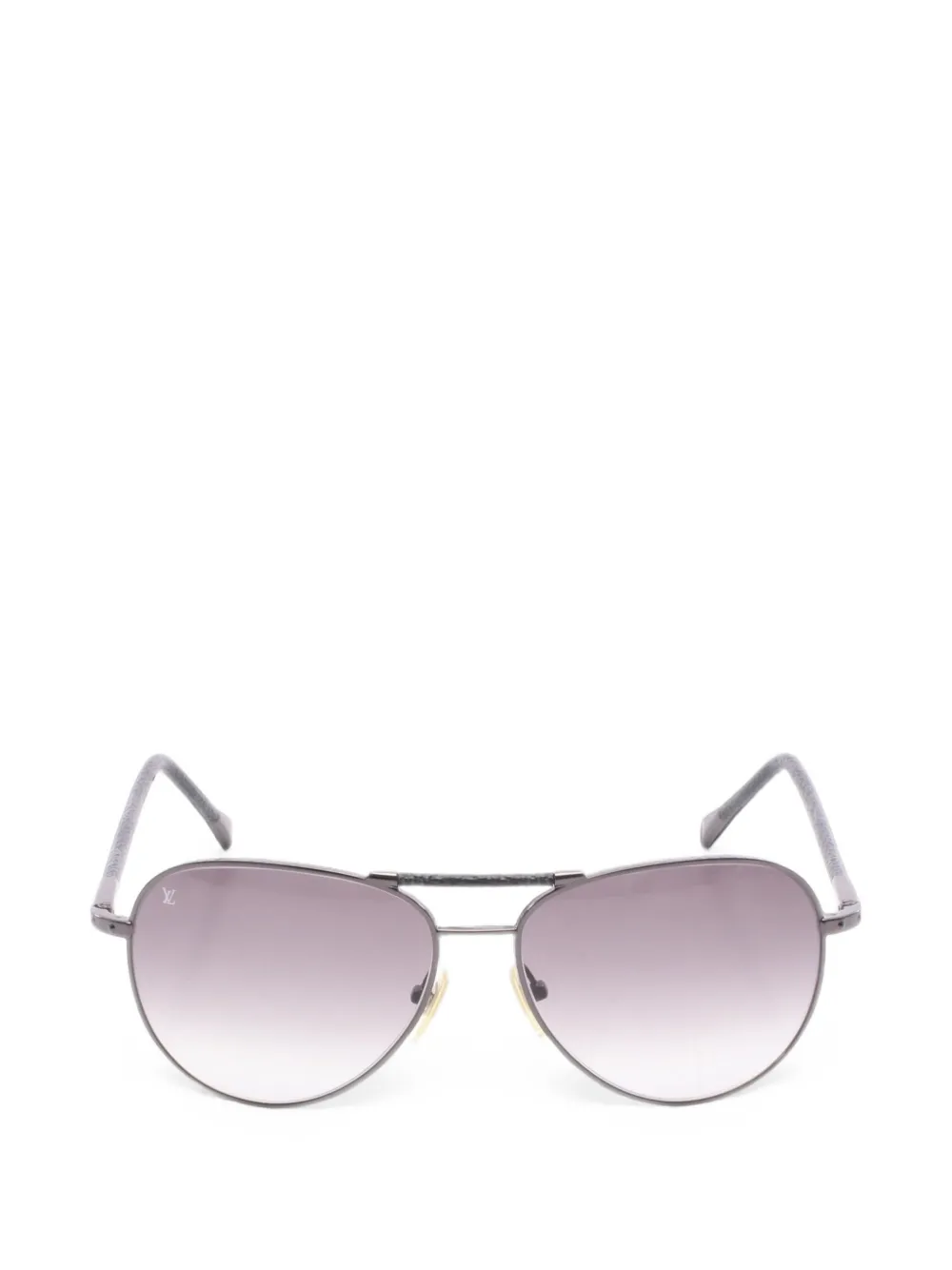 Louis Vuitton Pre-Owned 2011 Damier Graphite Conspiracion pilot sunglasses - Grigio