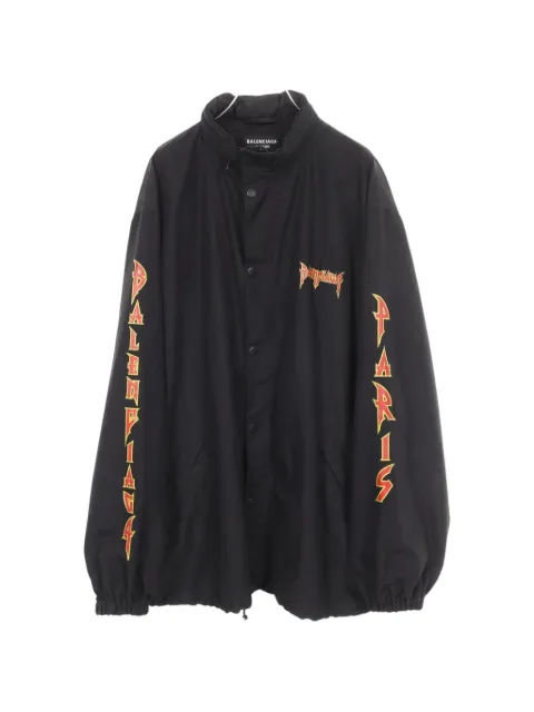 Balenciaga Pre-Owned 2000s logo-print hooded jacket