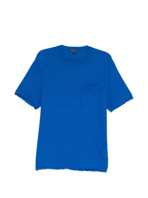 James Perse t-shirt en jersey flammé à poche poitrine