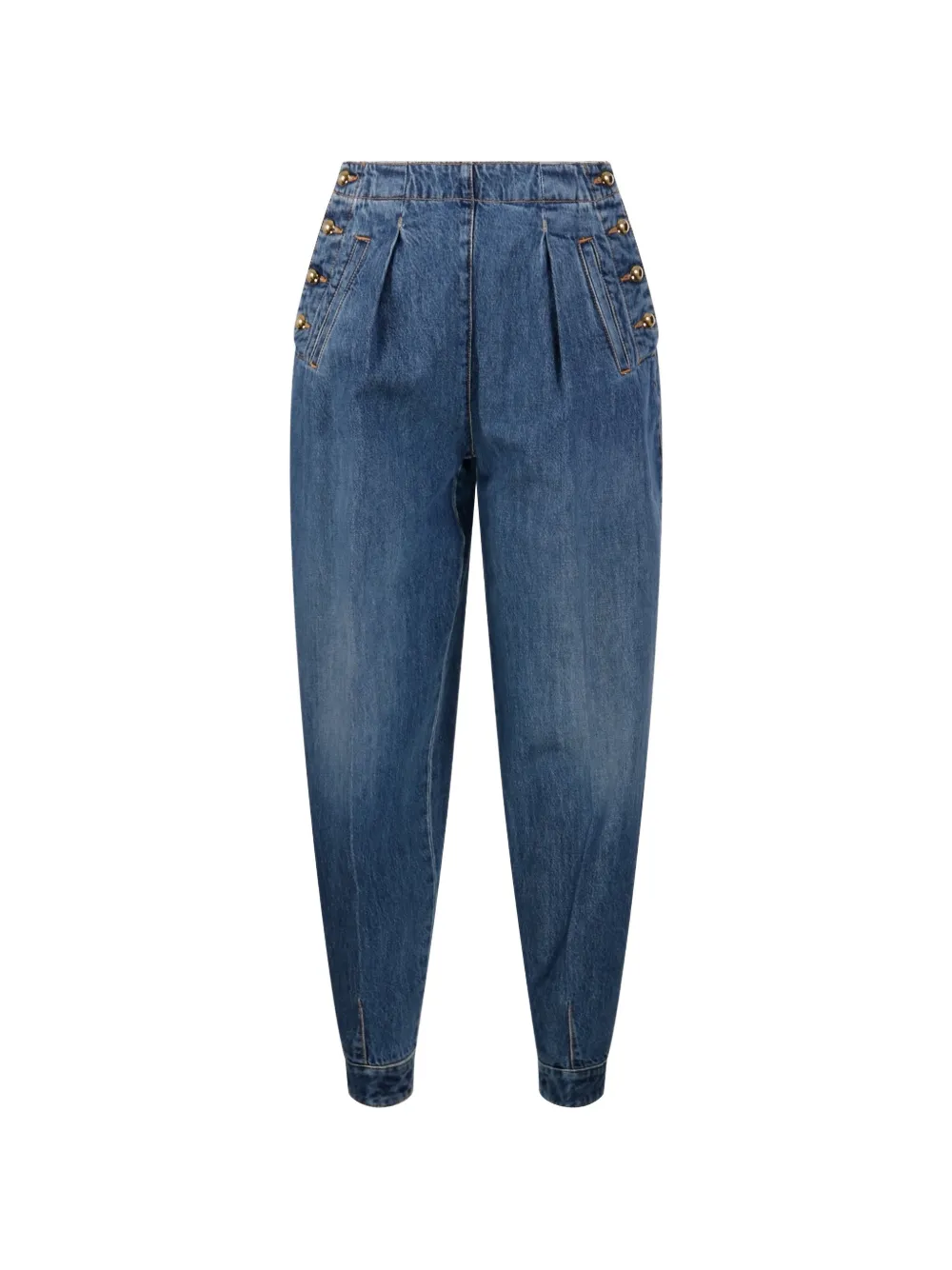 DARKPARK Jeans verfraaid met knopen Blauw