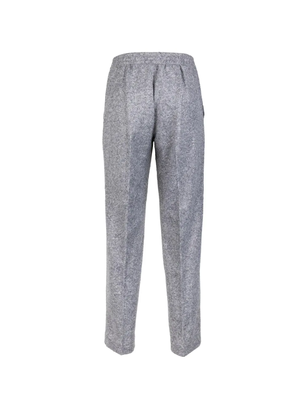 Seventy marl-effect straight-leg trousers Grijs